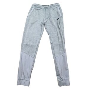 Nike Mens Dri-FIT Training Joggers Gray Tapered Athletic Sweatpants Medium